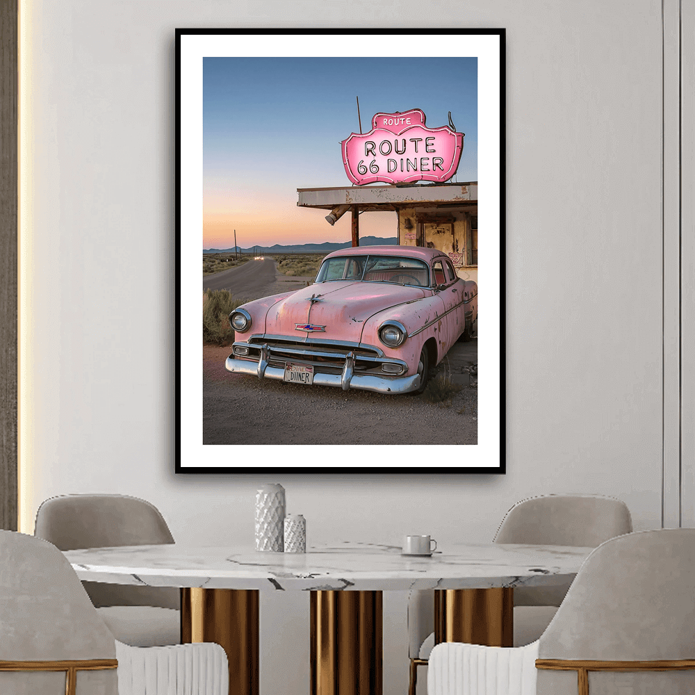 Impressão artística do restaurante Route 66
