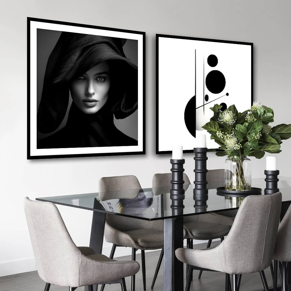 Couture Girl Wall Art Print