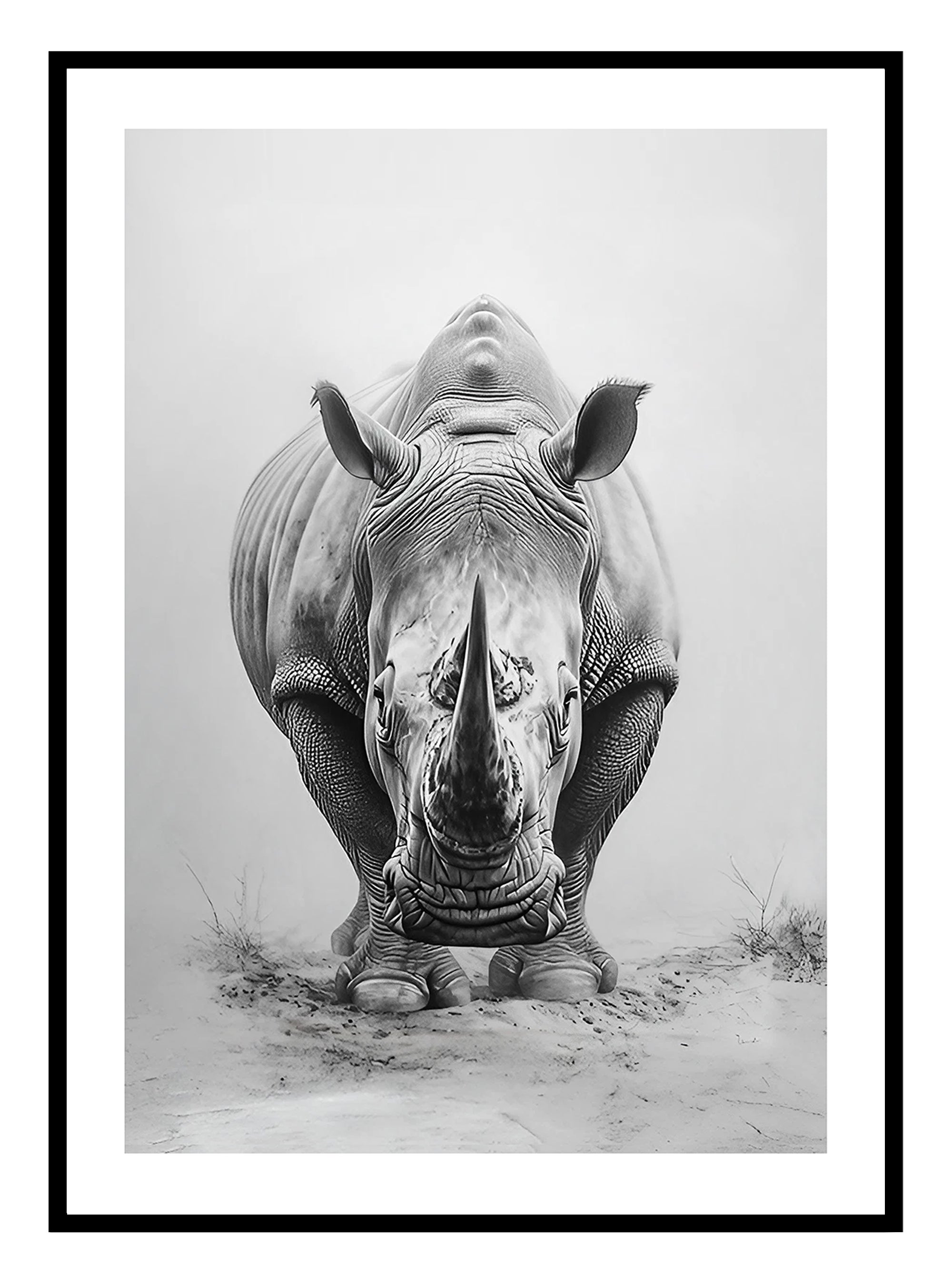 Rhinoceros Art Print Jasmine And Jade Interiors rhinoceros-art-print-jasmine-and-jade-interiors