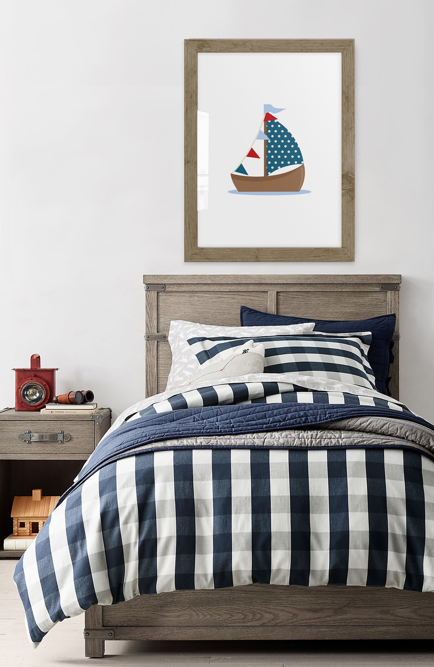 Sail Boat Art Print - Jasmine and Jade Interiors