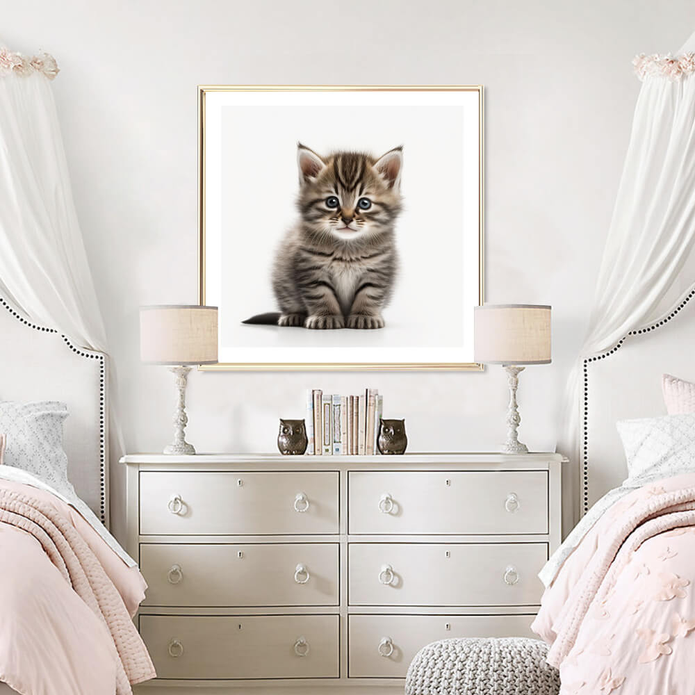 Cute Kitten (A) Art Print
