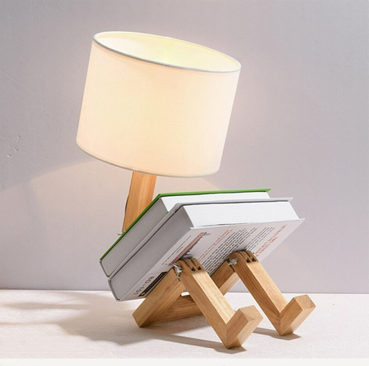 Robot Lamp - Book Holder - Jasmine and Jade Interiors