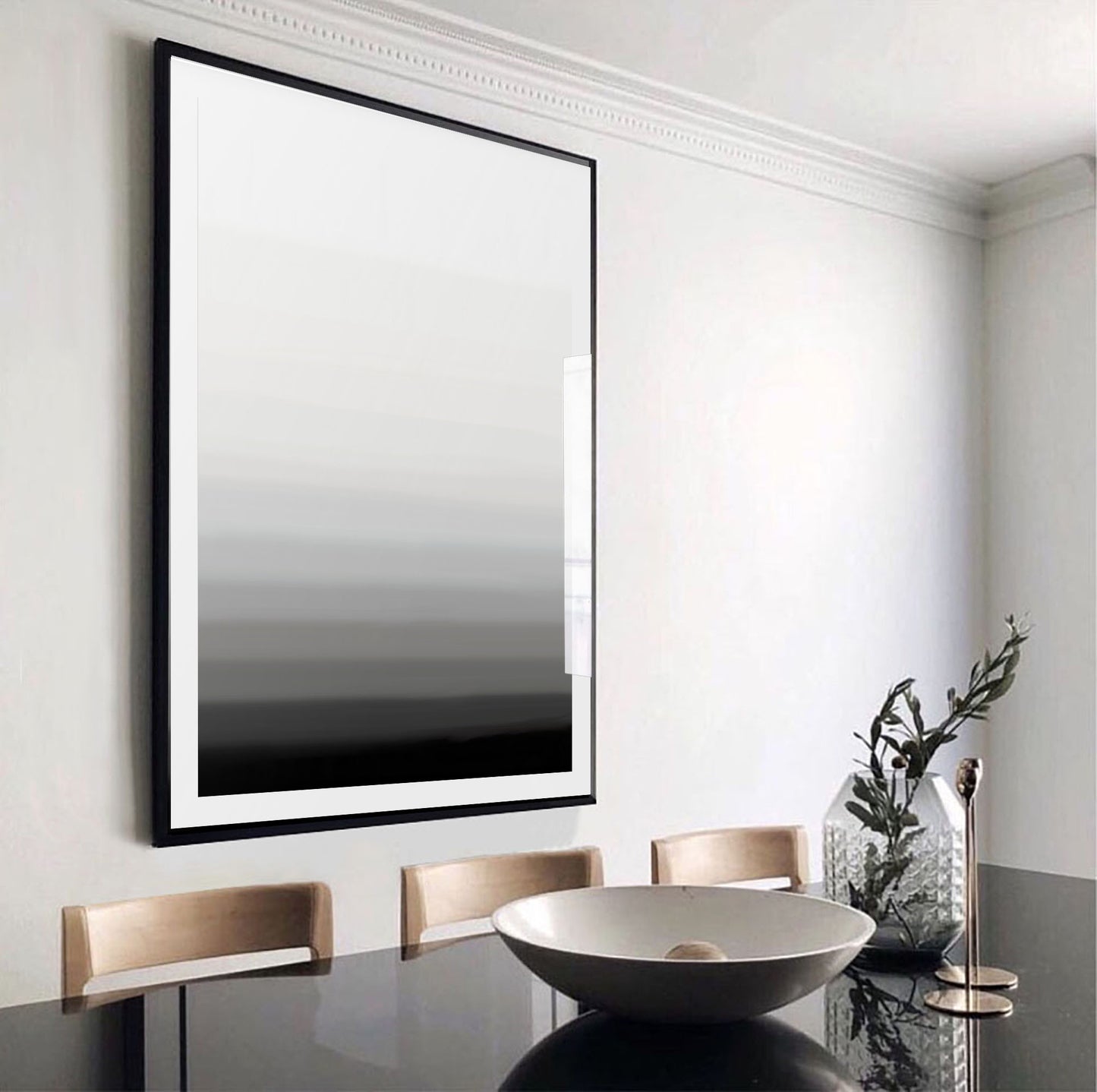 Grey Gradient Art Print - Jasmine and Jade Interiors