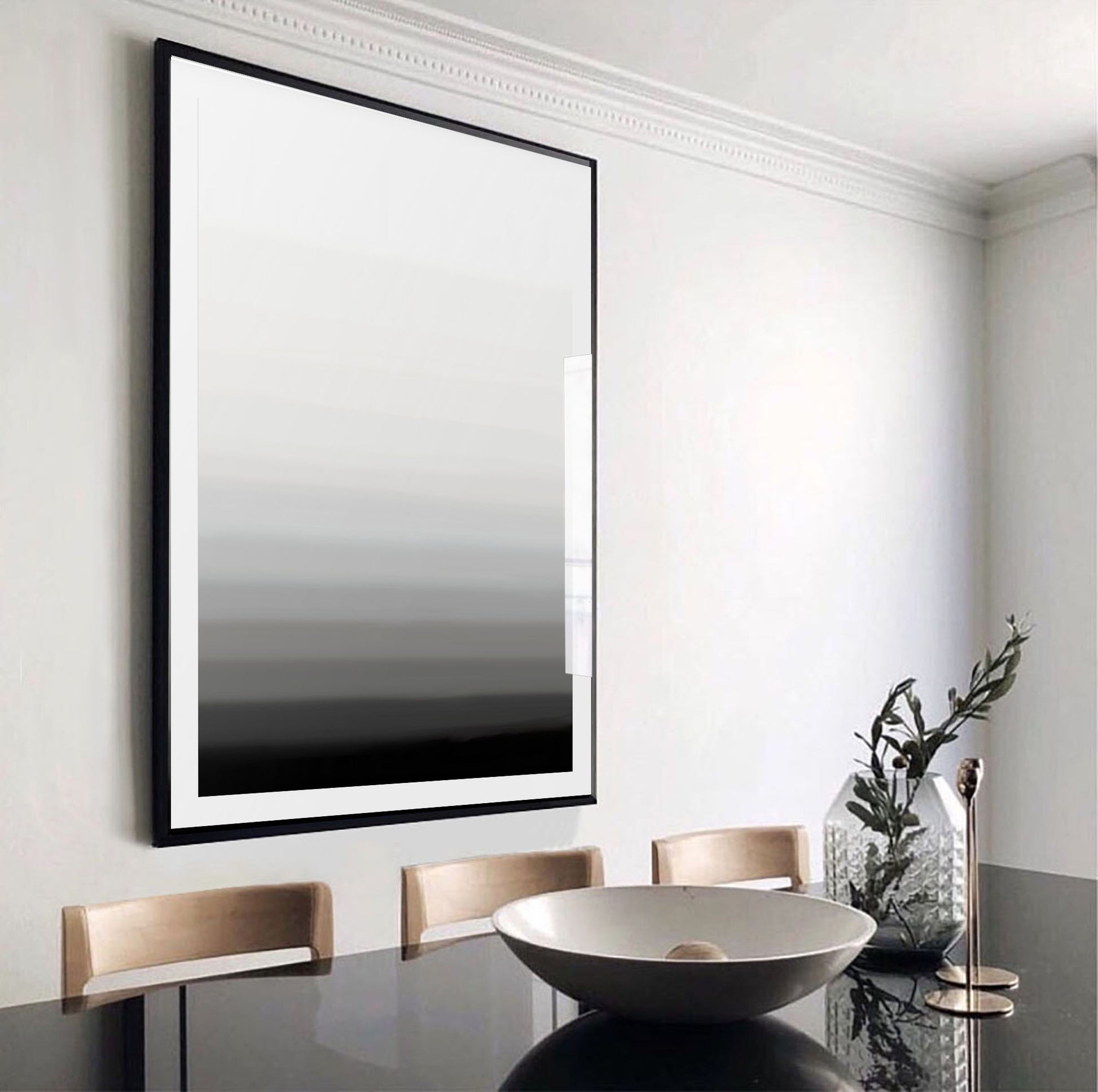 Grey Gradient Art Print - Jasmine and Jade Interiors