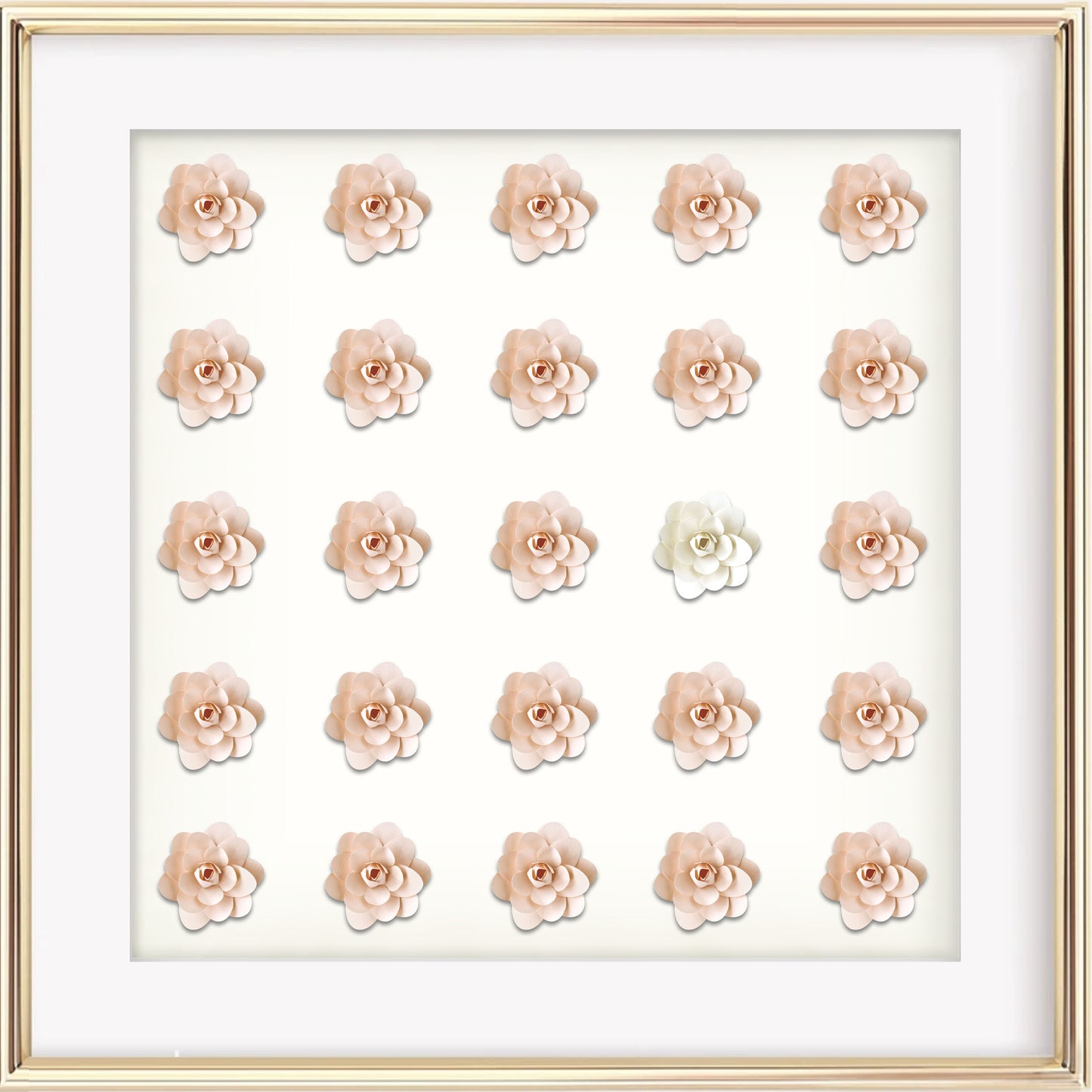 Pretty 3D Rose Art Print - Jasmine and Jade Interiors