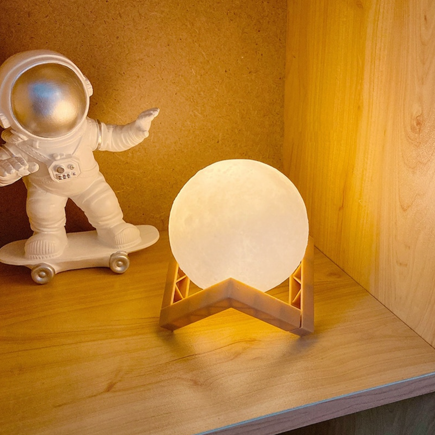 Colour Change Remote Control Portable Moon Lamp - 16 Colours - Jasmine and Jade Interiors