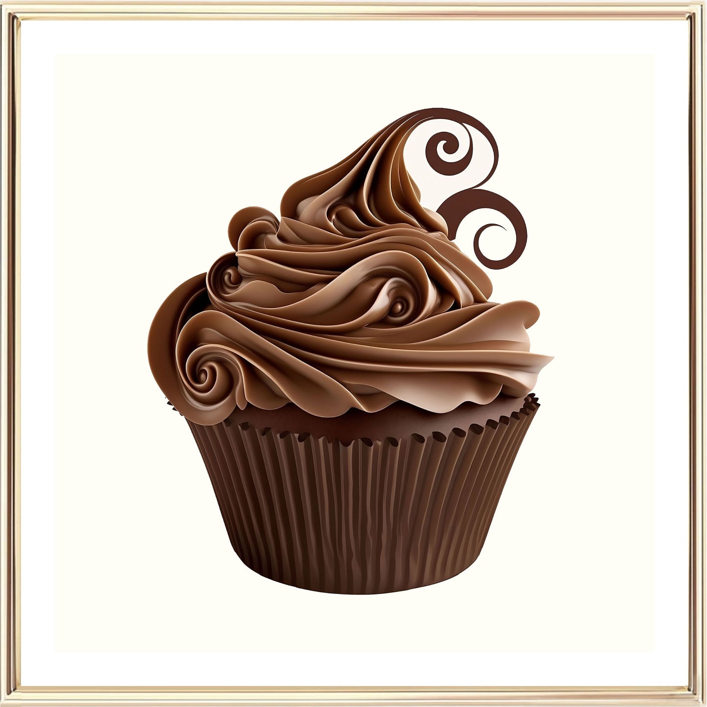 Chocolate Cupcake Art Print