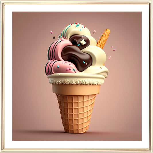 Ice Cream (B) Art Print