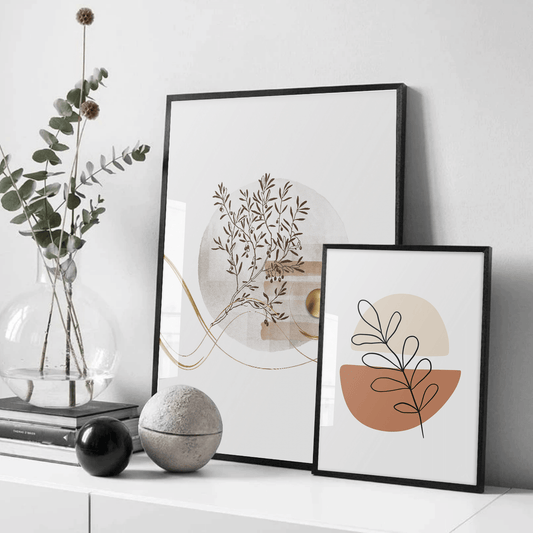 Boho Leaf Art Print