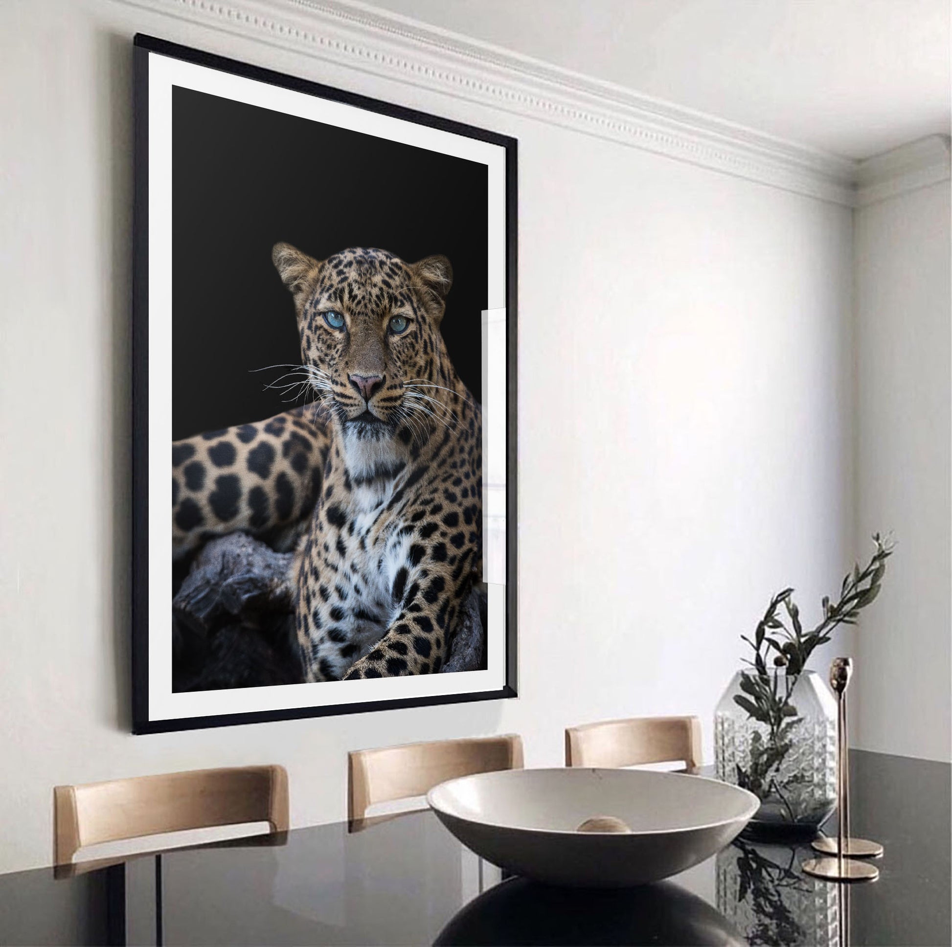 Wild Leopard Art Print - Jasmine and Jade Interiors
