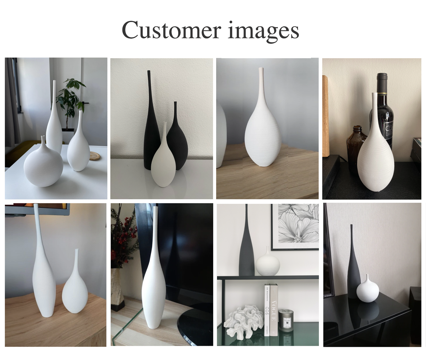 Nordic Slim Jim Vases - Jasmine and Jade Interiors