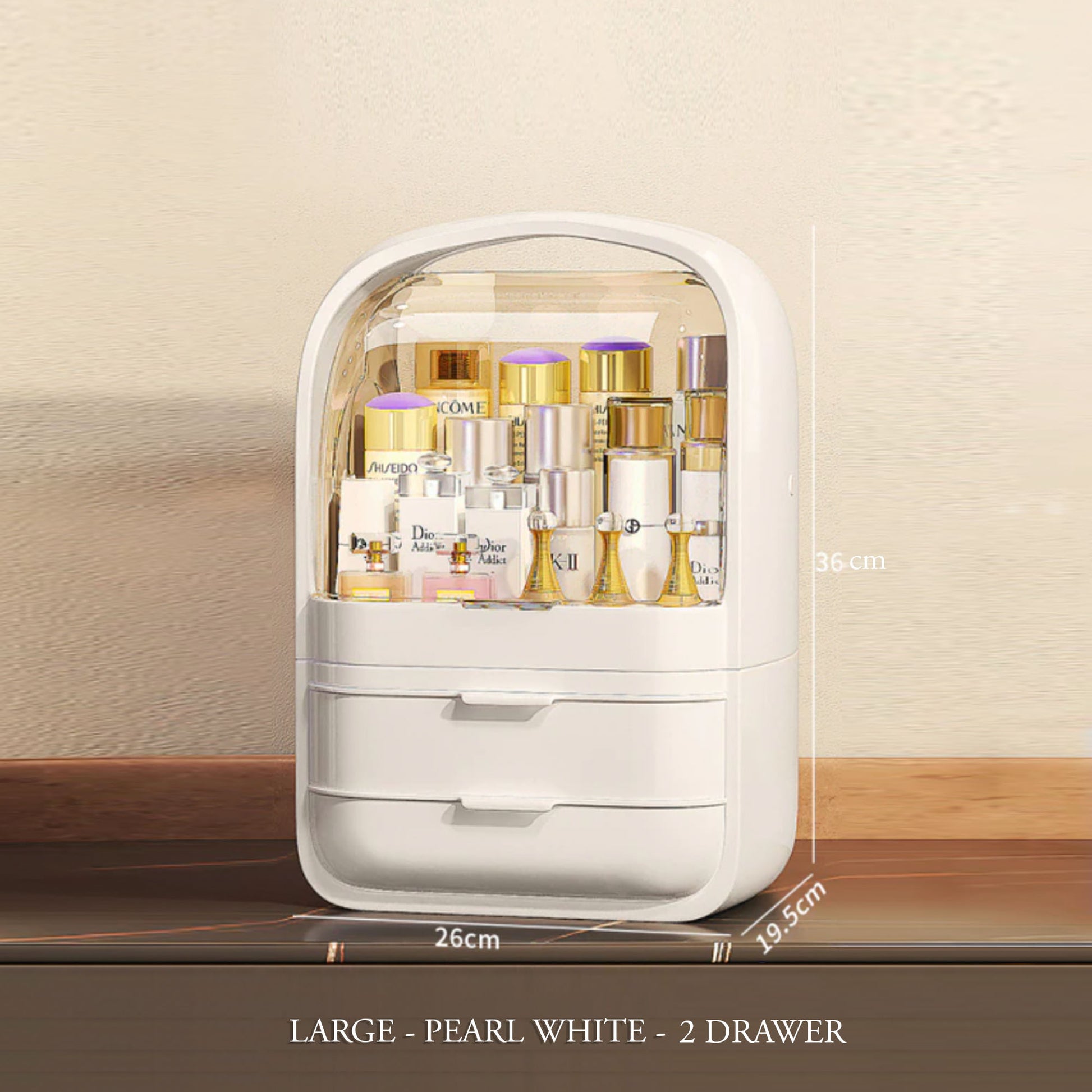 Lola  Portable Makeup/ Perfume Beauty Organiser - 2 Colours - Jasmine and Jade Interiors