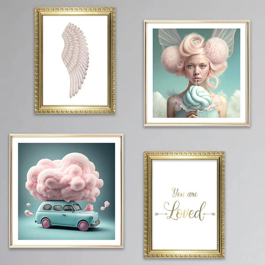 Cotton Candy Van Art Print