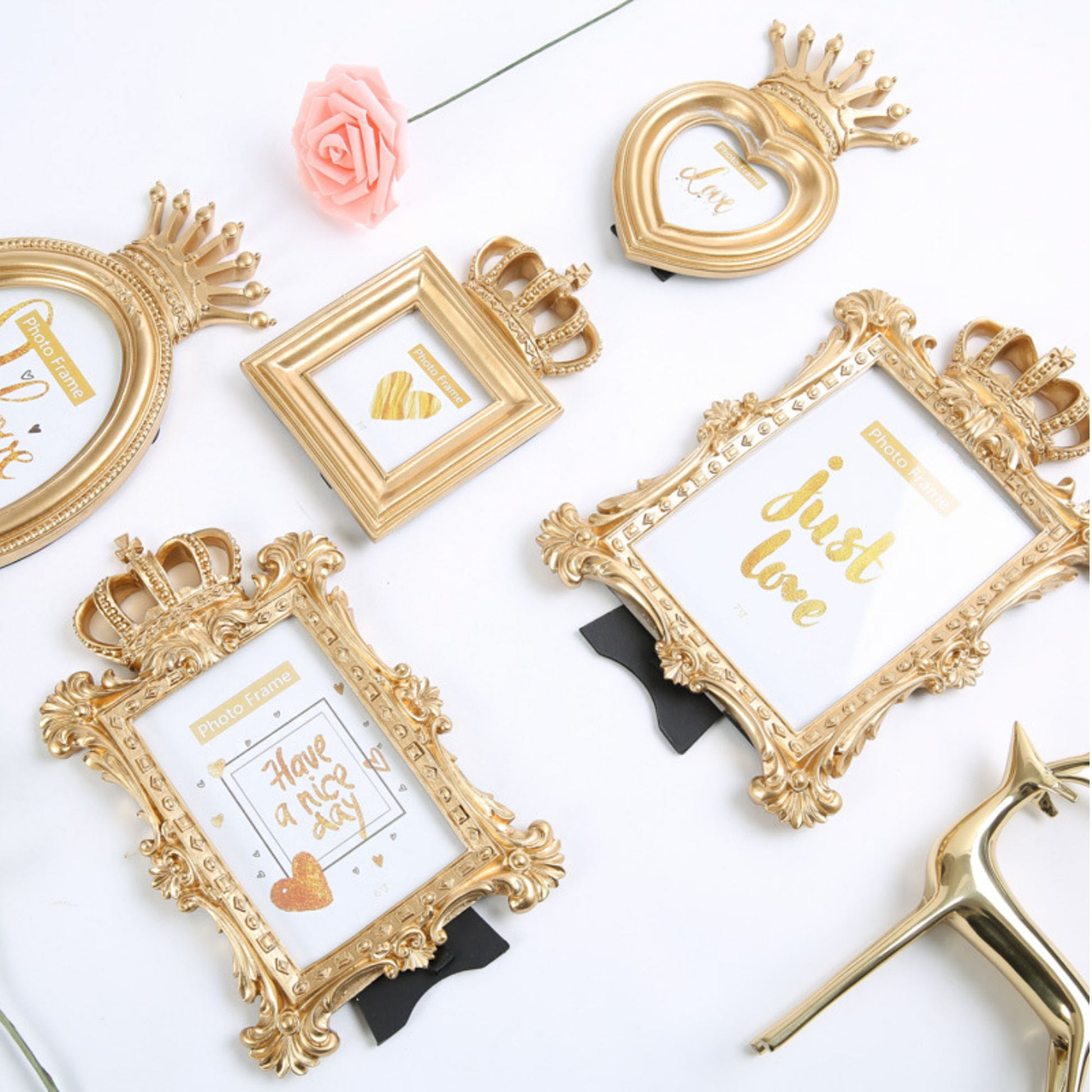 Princess Crown Gold Photo Frames - Jasmine and Jade Interiors