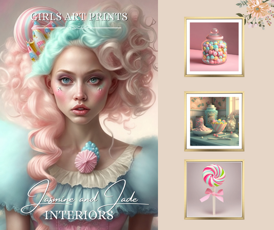 Candy Jar Art Print