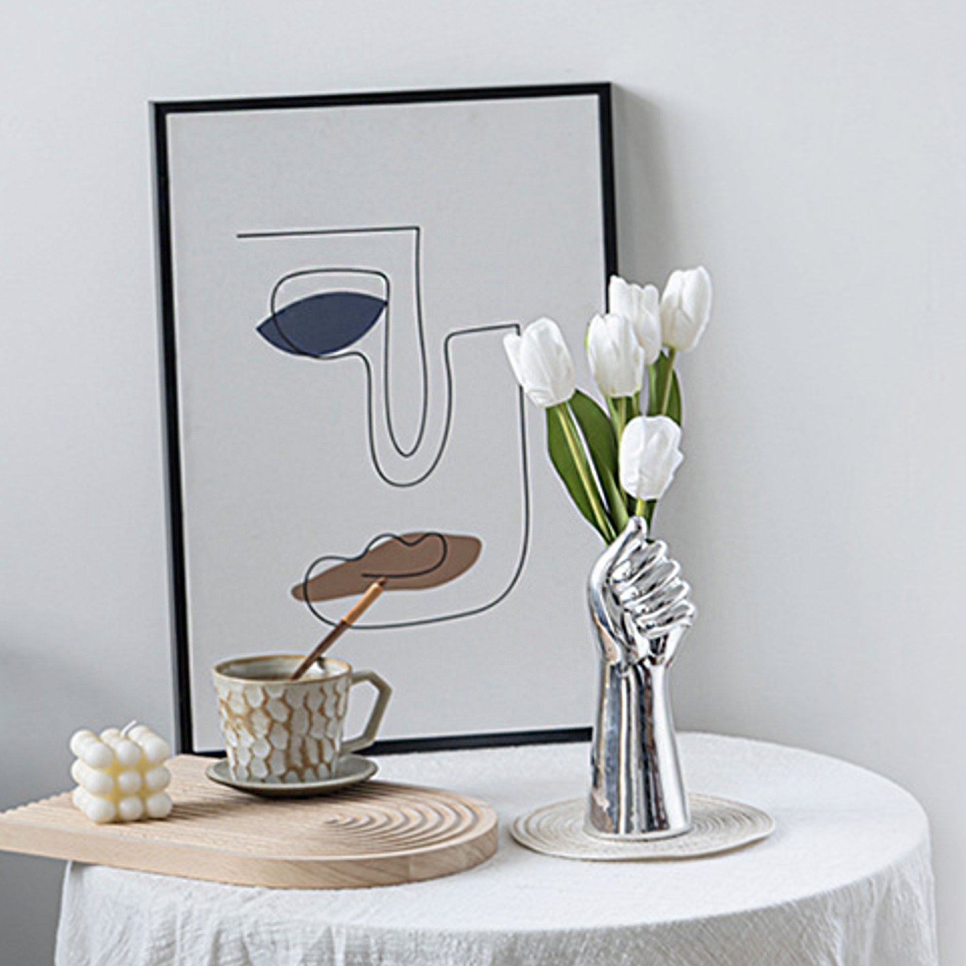 Electroplated Hand Vases - 2 Colours - Jasmine and Jade Interiors