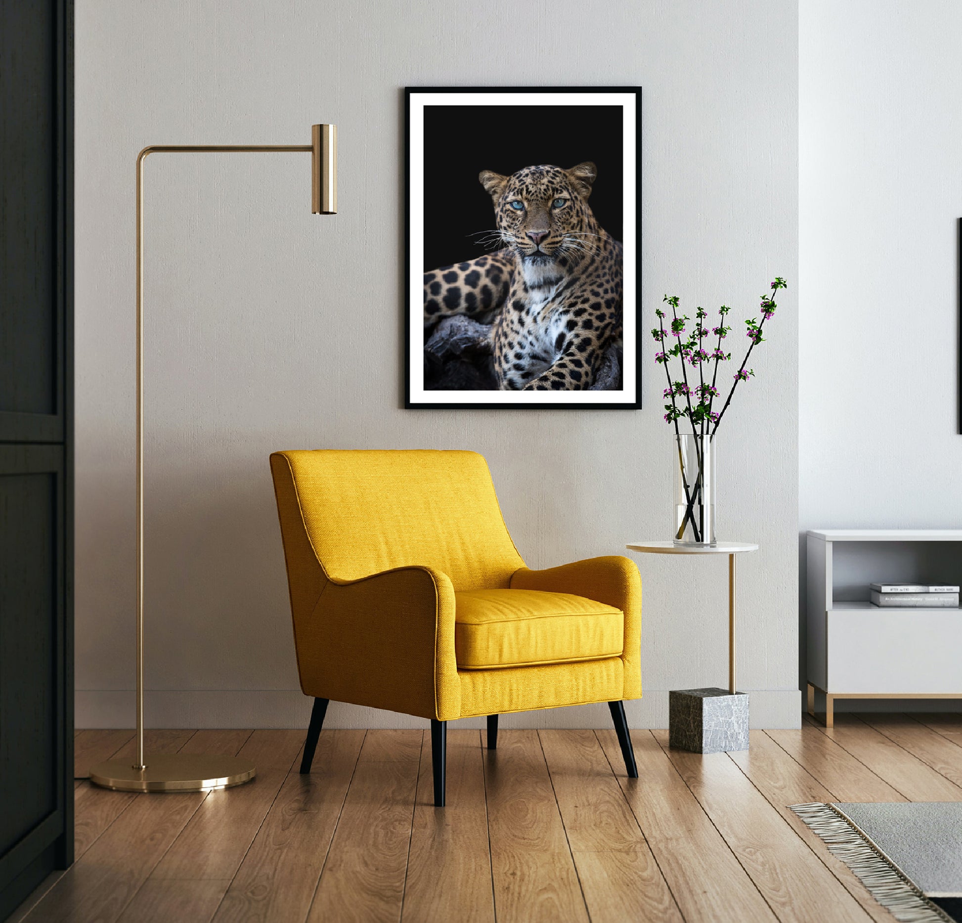 Wild Leopard Art Print - Jasmine and Jade Interiors