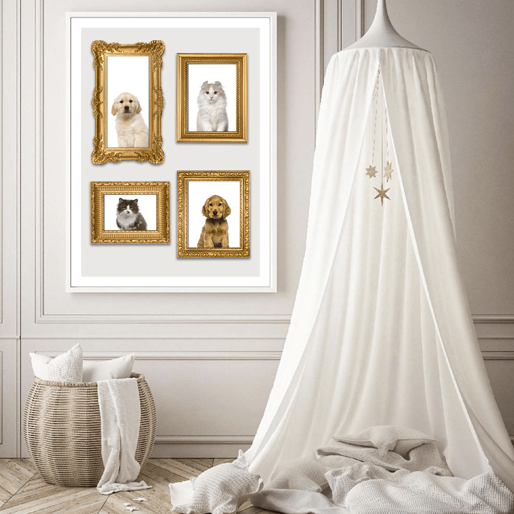 Kittens & Puppies Art Print