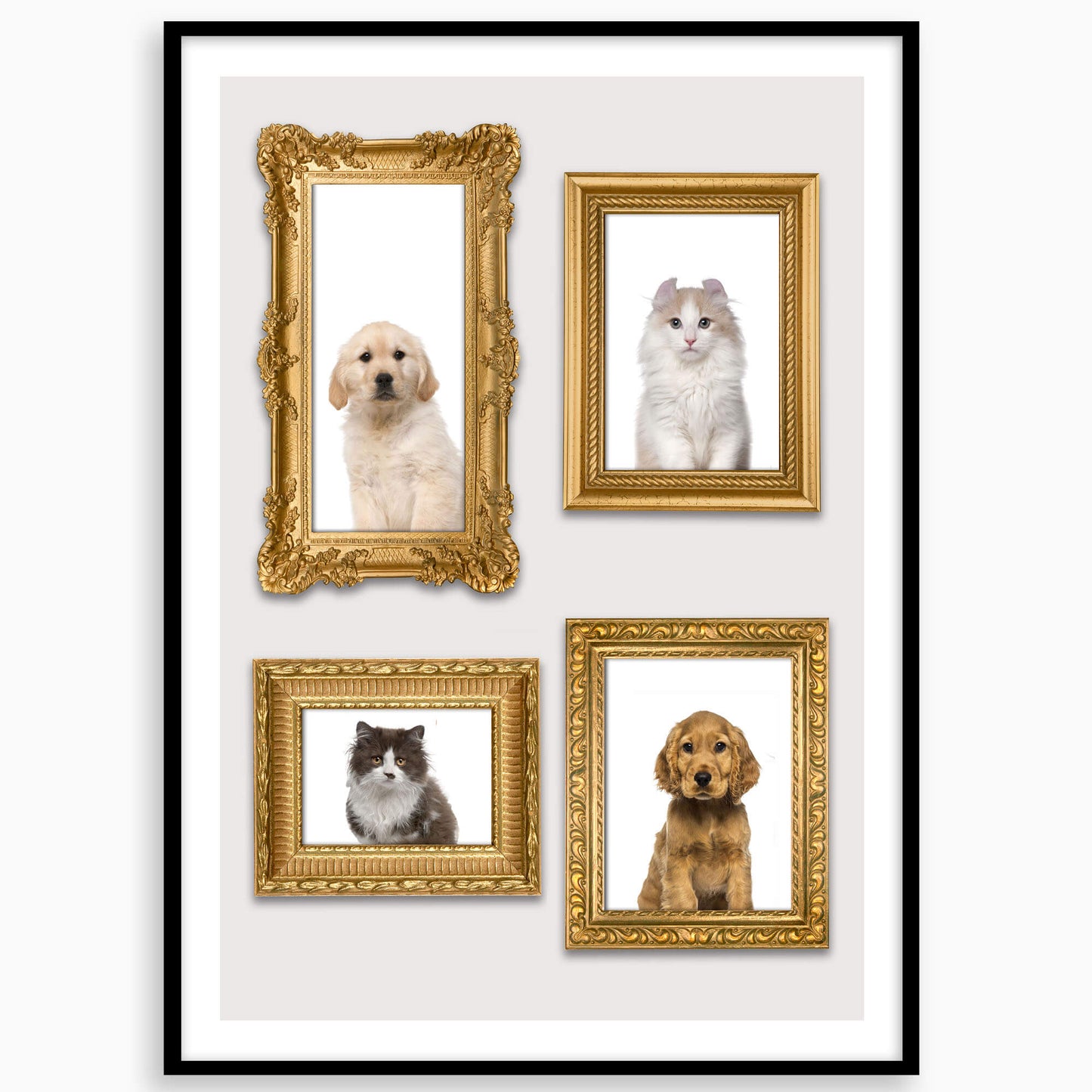 Kittens & Puppies Art Print