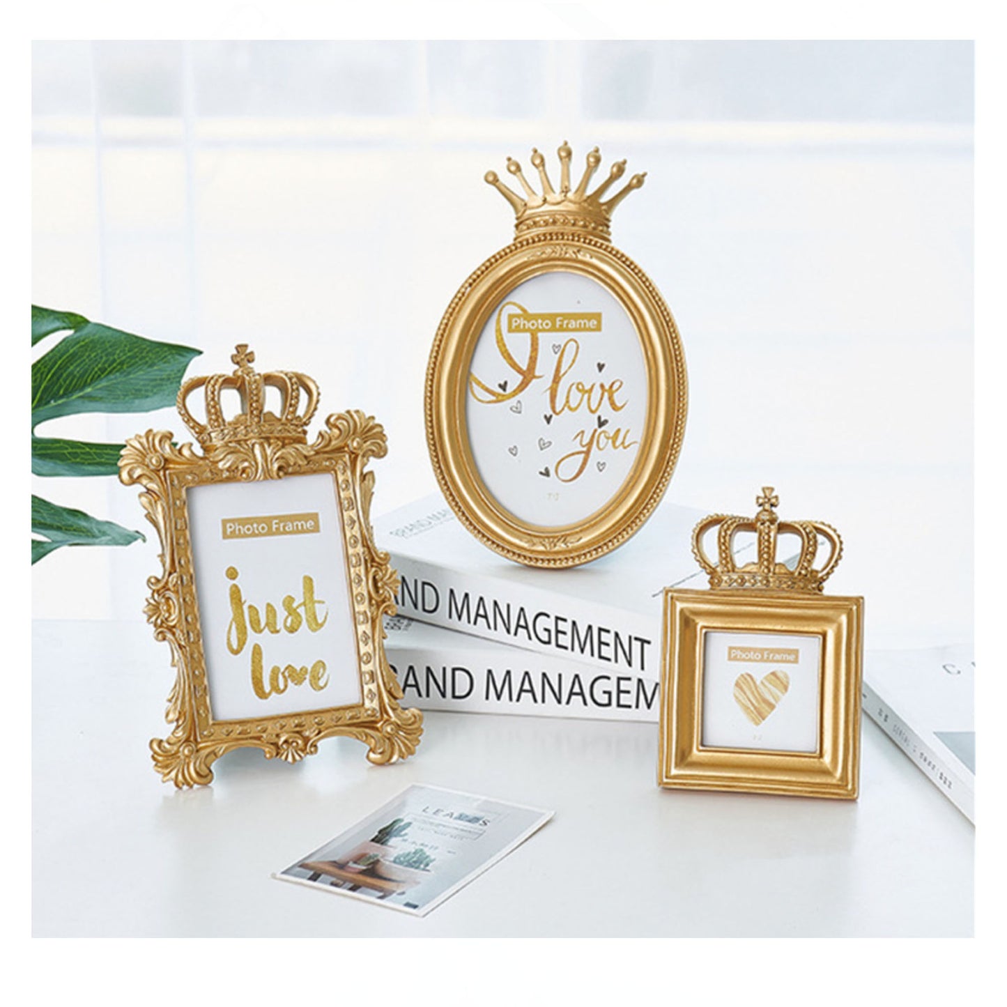 Princess Crown Gold Photo Frames - Jasmine and Jade Interiors