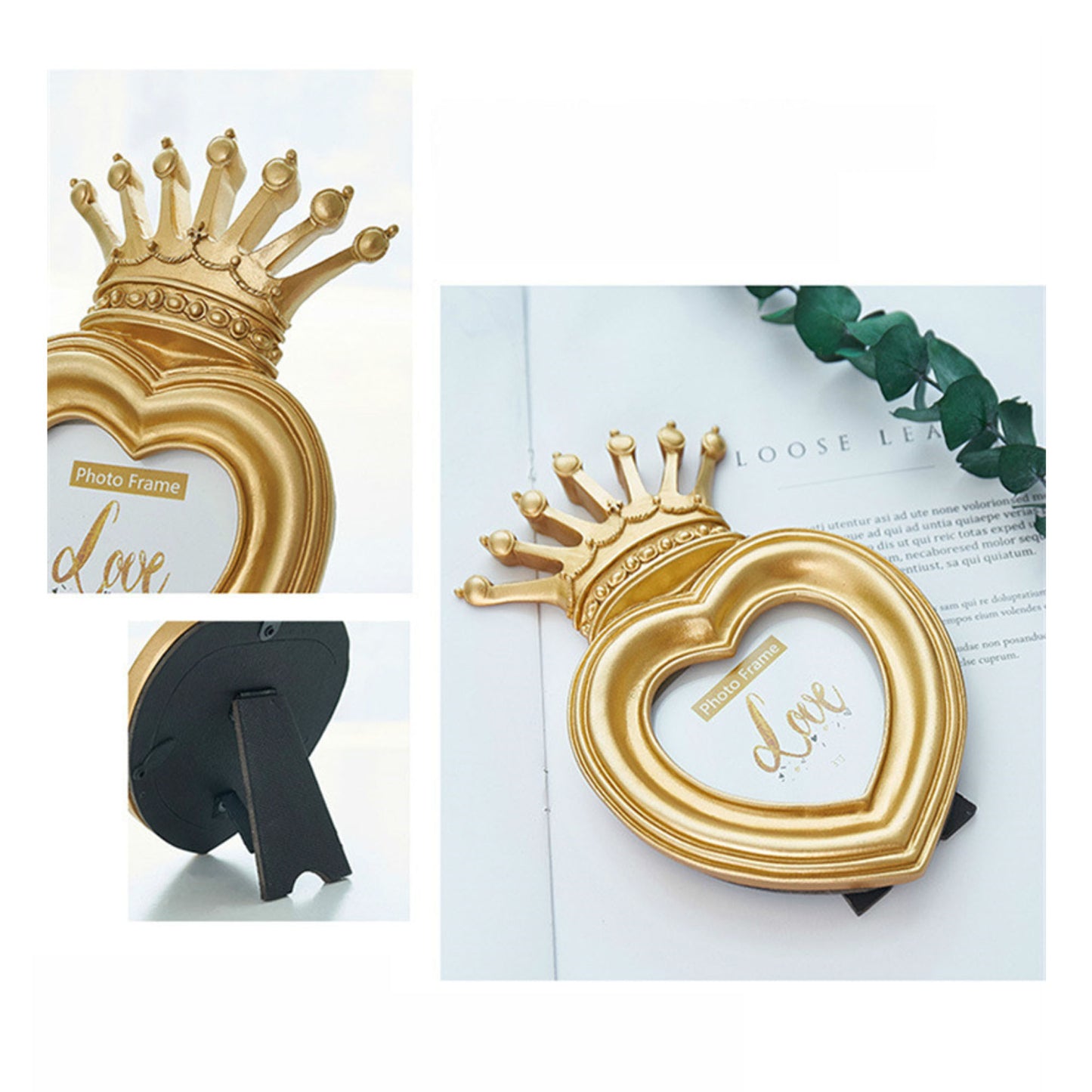 Princess Crown Gold Photo Frames - Jasmine and Jade Interiors