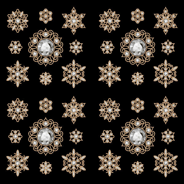 Tablier de luxe en or et diamants