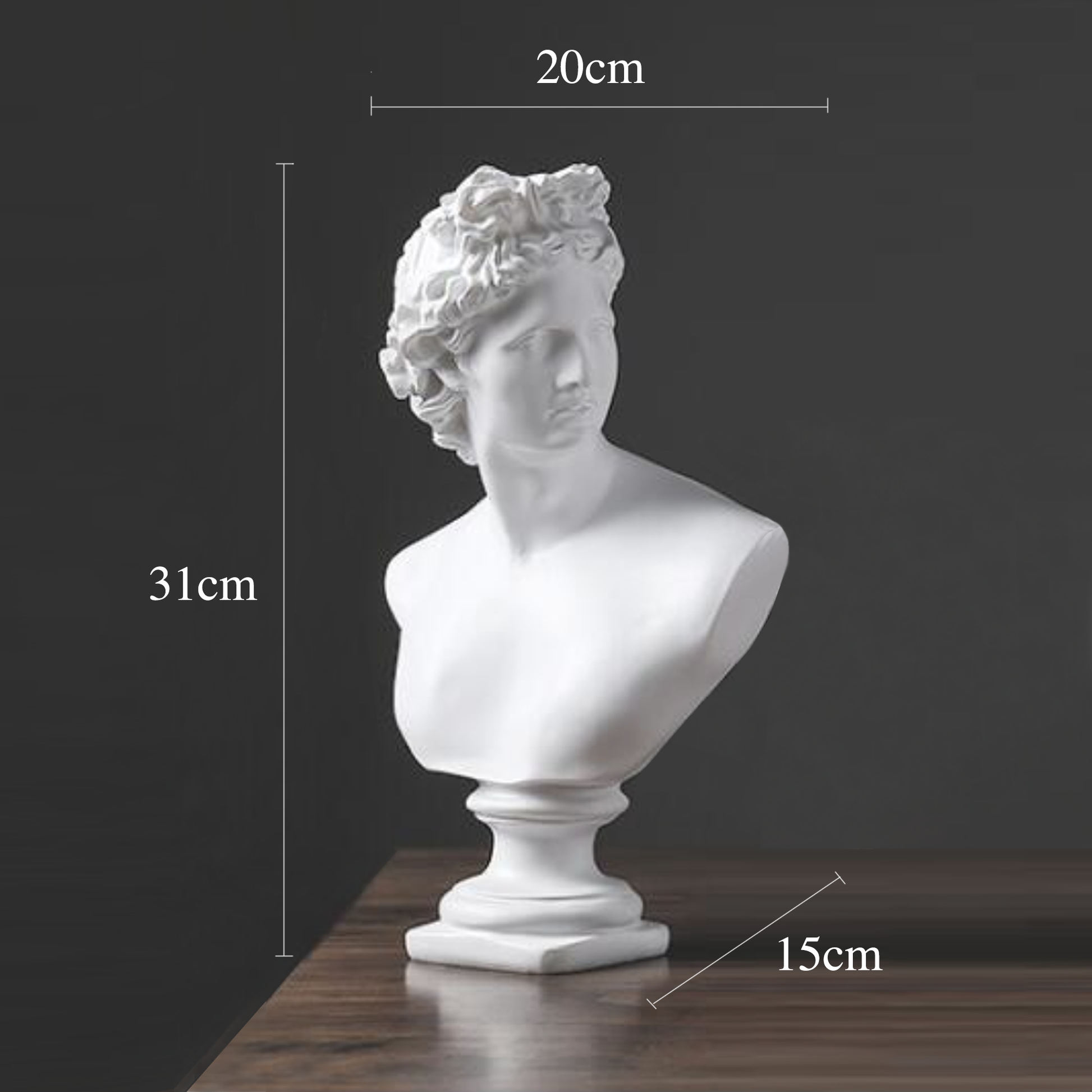 Greek Venus & David Statues - Jasmine and Jade Interiors