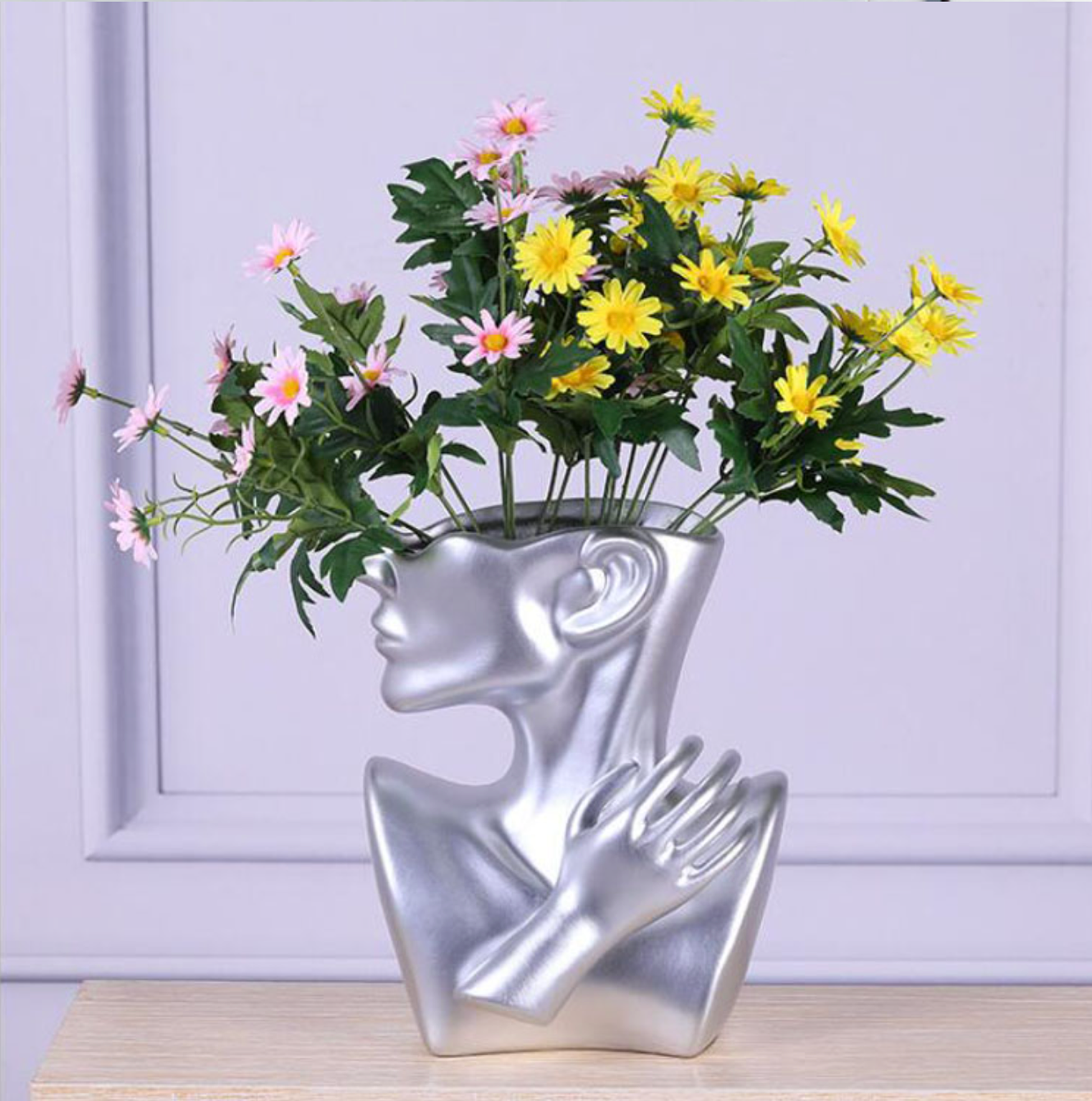 Gold Profile Vases - Jasmine and Jade Interiors