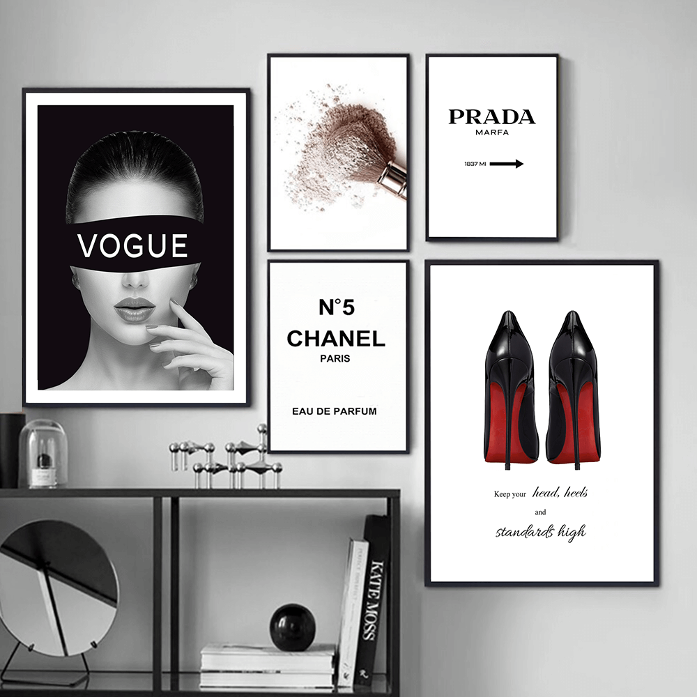 Couture Collection: Vogue Model Art Print