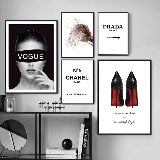 Колекция Couture: Art Print на модели на Vogue