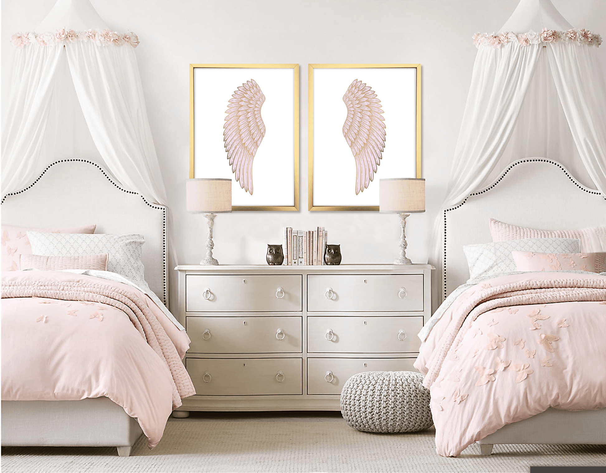 Angel Wing Art Prints - Jasmine and Jade Interiors