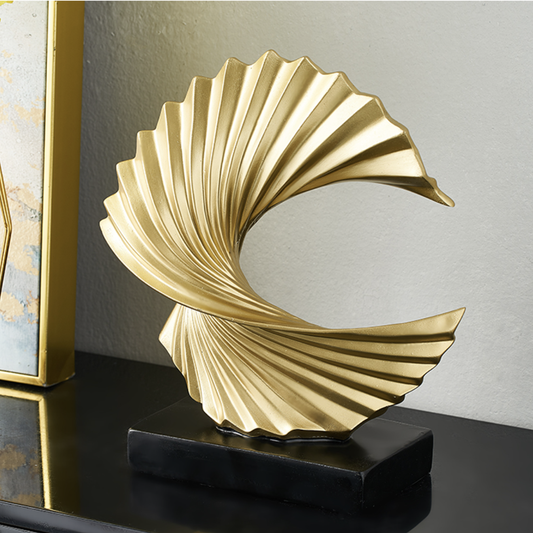 Modern Wave Sculptures - Jasmine and Jade Interiors