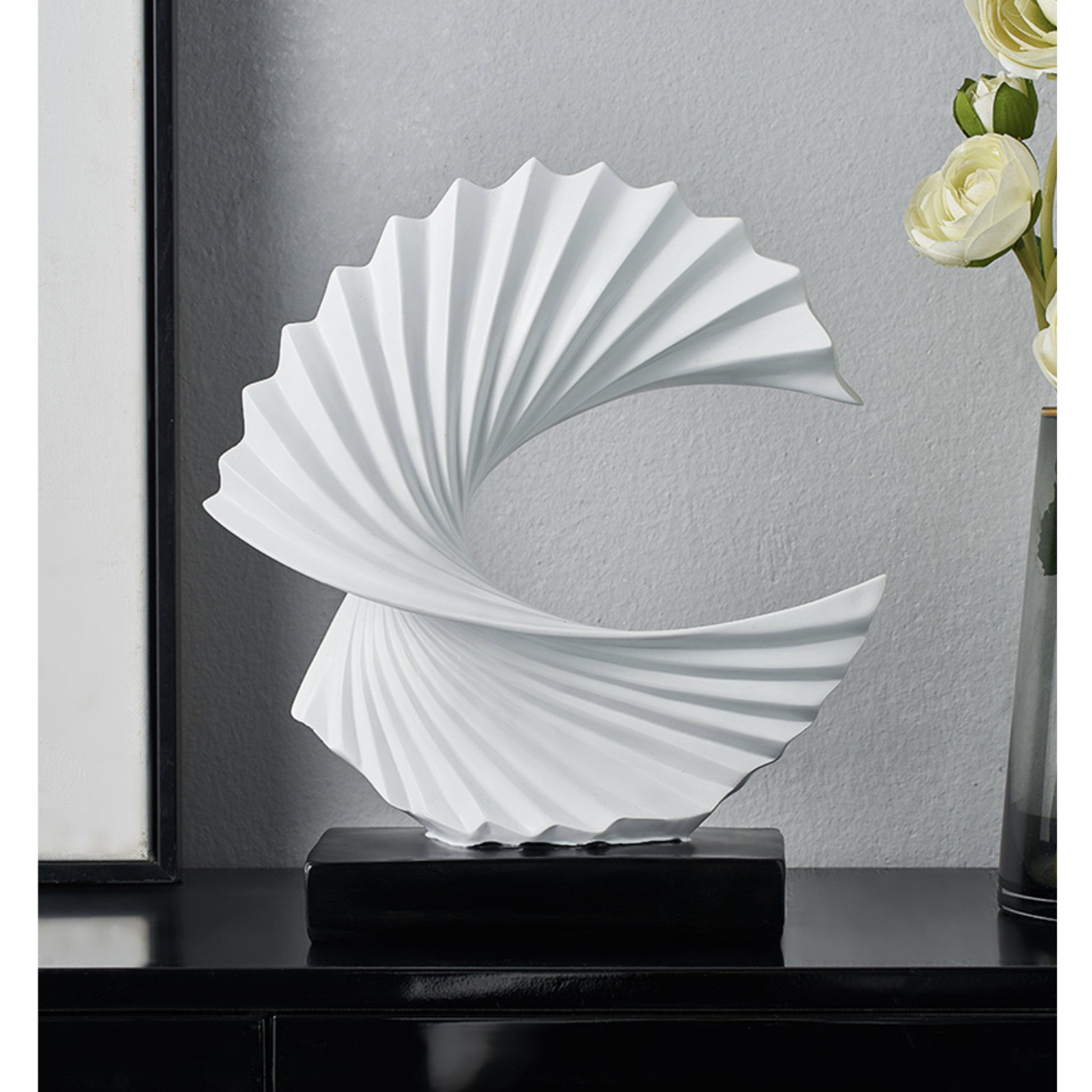 Modern Wave Sculptures - Jasmine and Jade Interiors