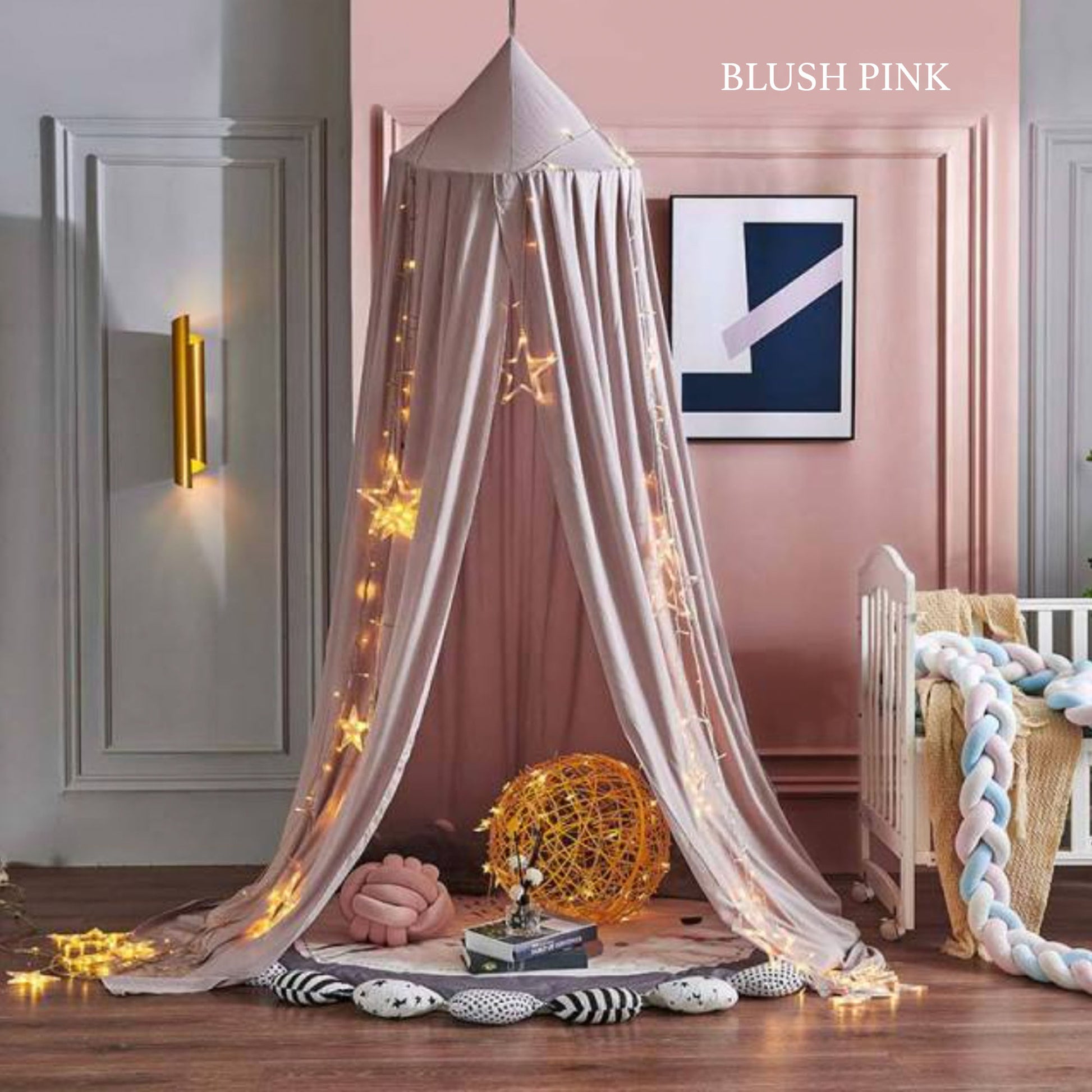 Pink Bed Canopy - 4 Colours - Jasmine and Jade Interiors