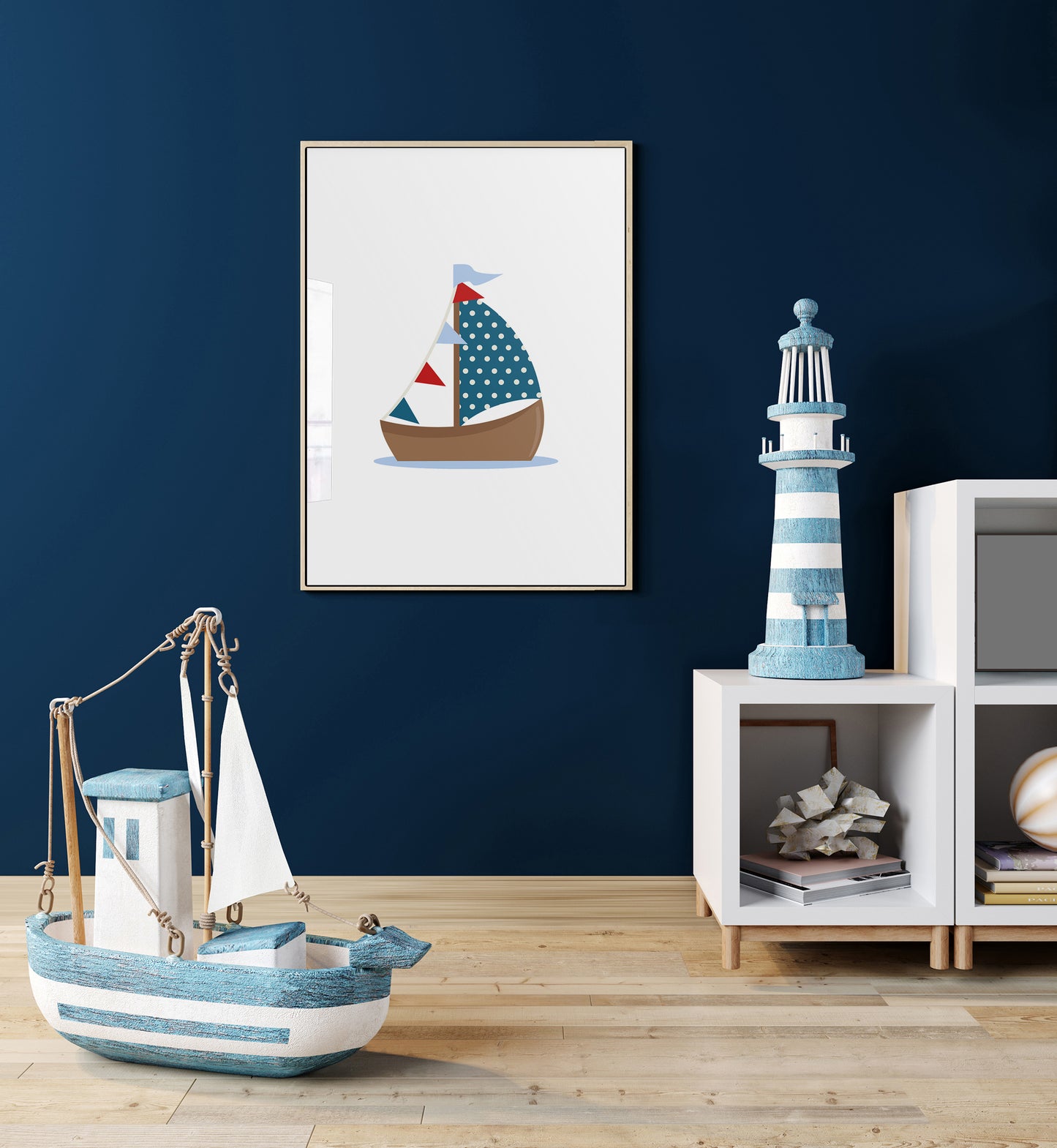 Sail Boat Art Print - Jasmine and Jade Interiors