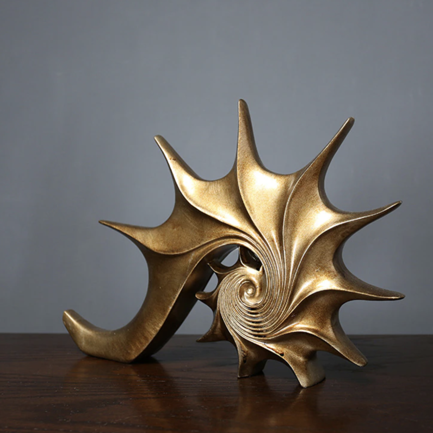 Conch Shell Sculpture - 2 Colours - Jasmine and Jade Interiors