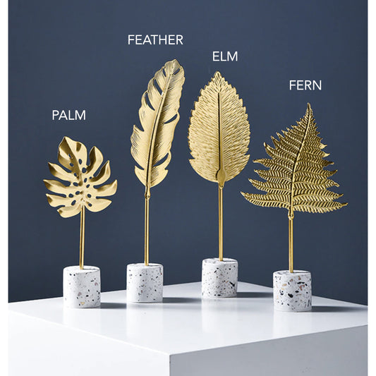 Gold Leaf Ornaments - Jasmine and Jade Interiors