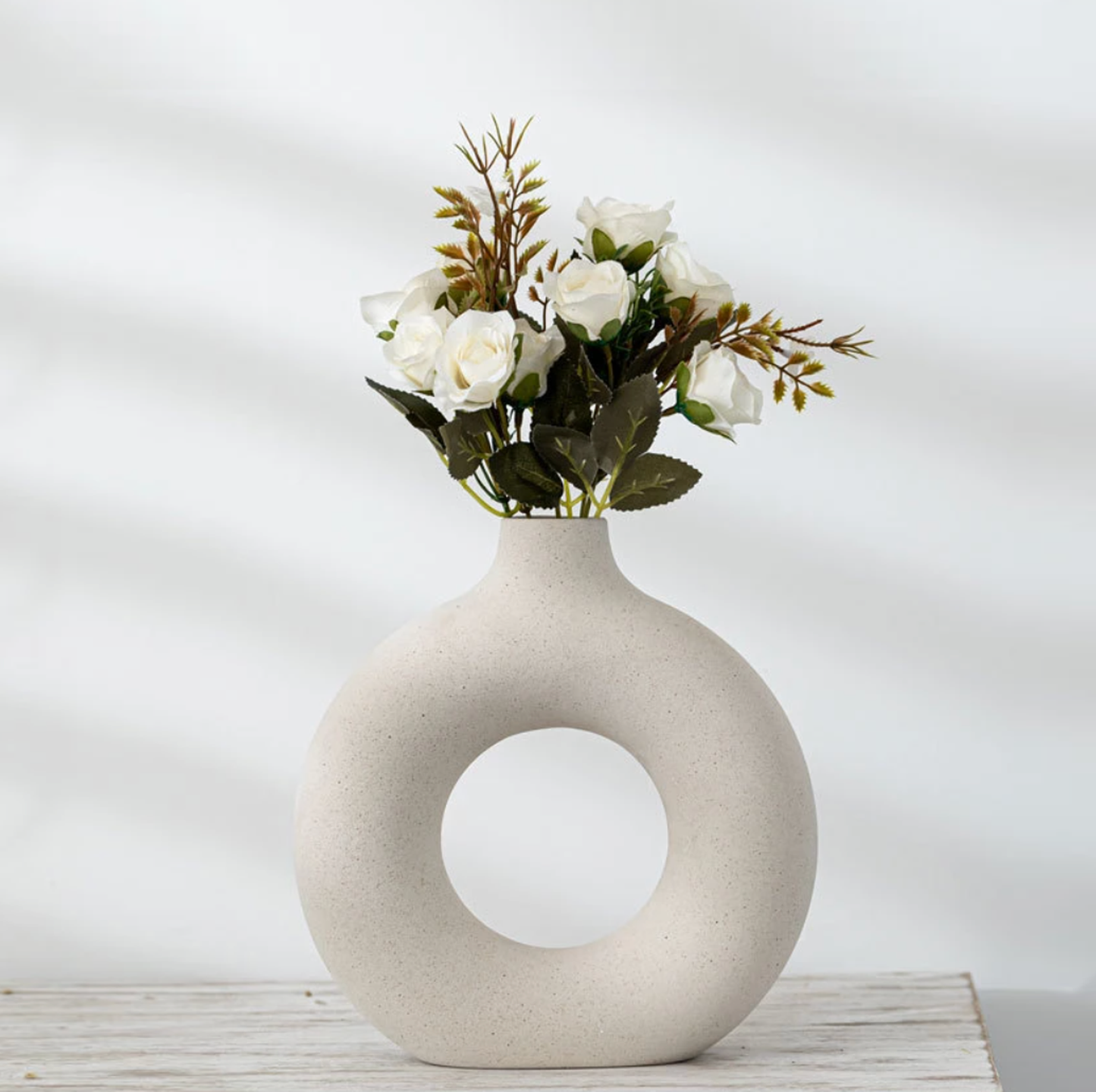 Ceramic Donut Vases - Jasmine and Jade Interiors