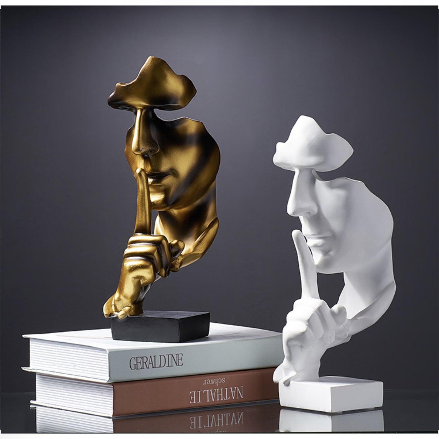 Modern Silence Statues - Jasmine and Jade Interiors