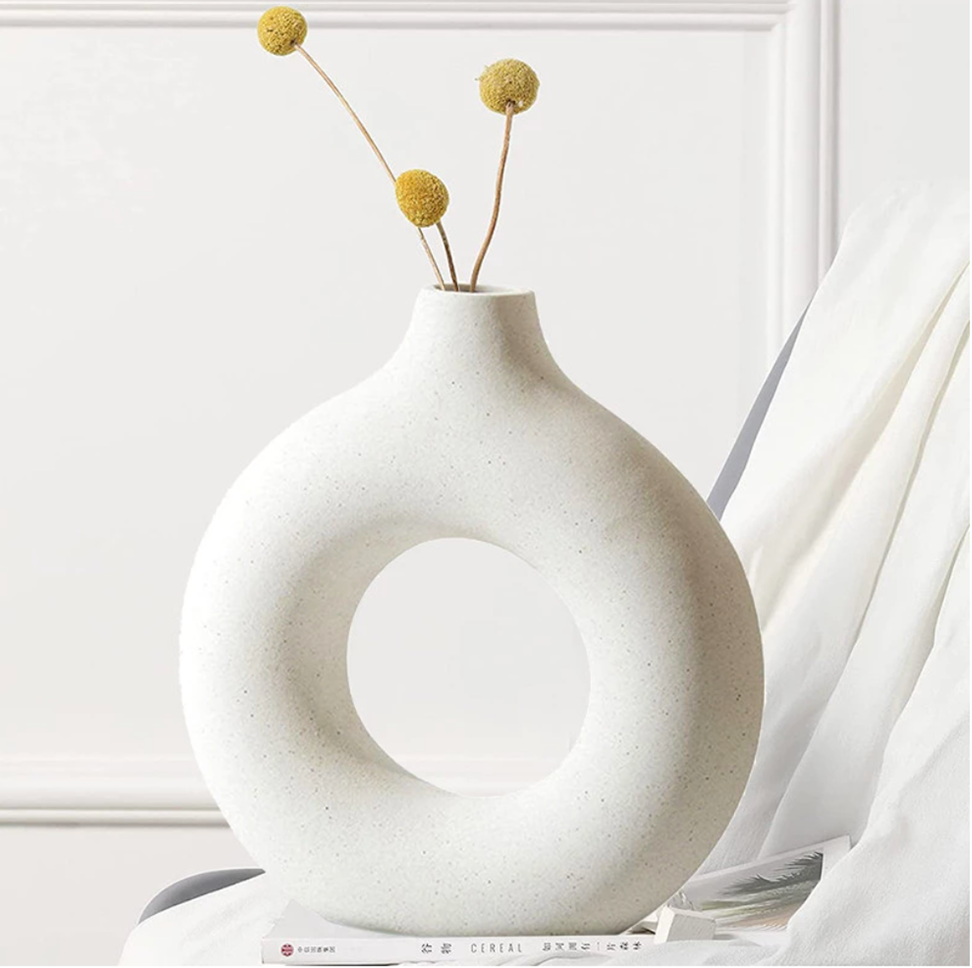 Ceramic Donut Vases - Jasmine and Jade Interiors