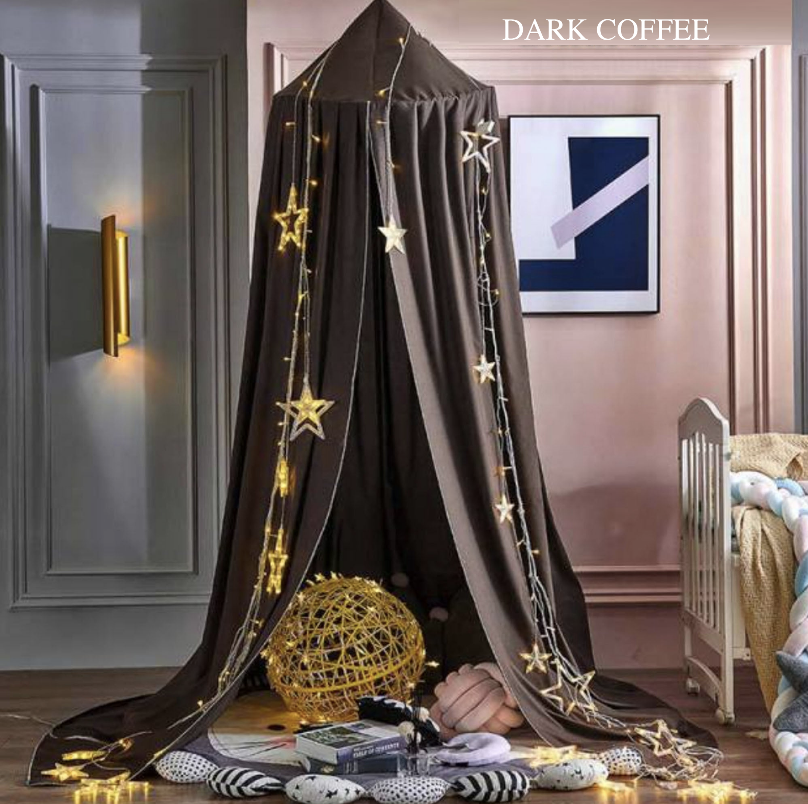 Rust Bed Canopy - 6 Different Colours - Jasmine and Jade Interiors