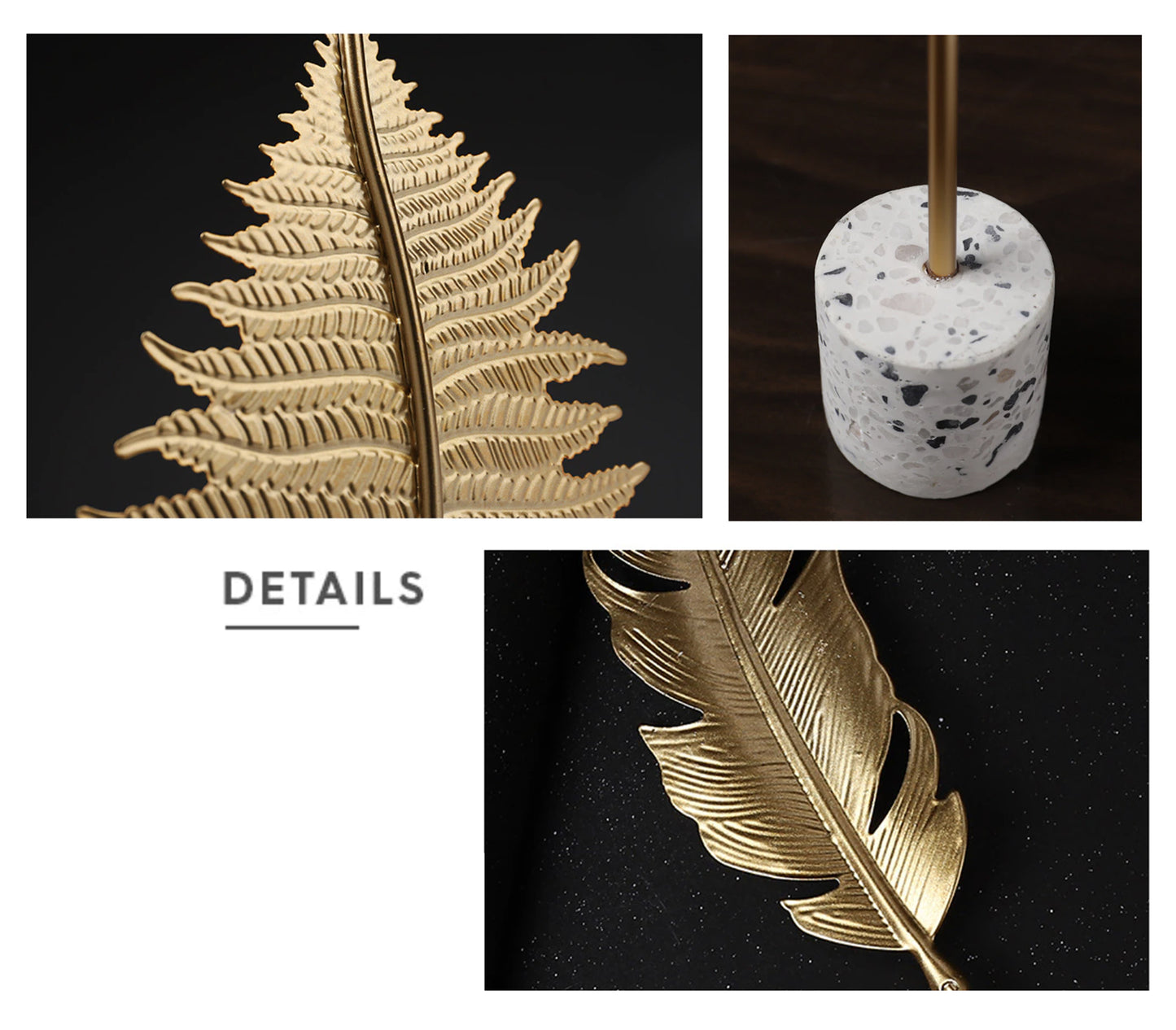 Gold Leaf Ornaments - Jasmine and Jade Interiors