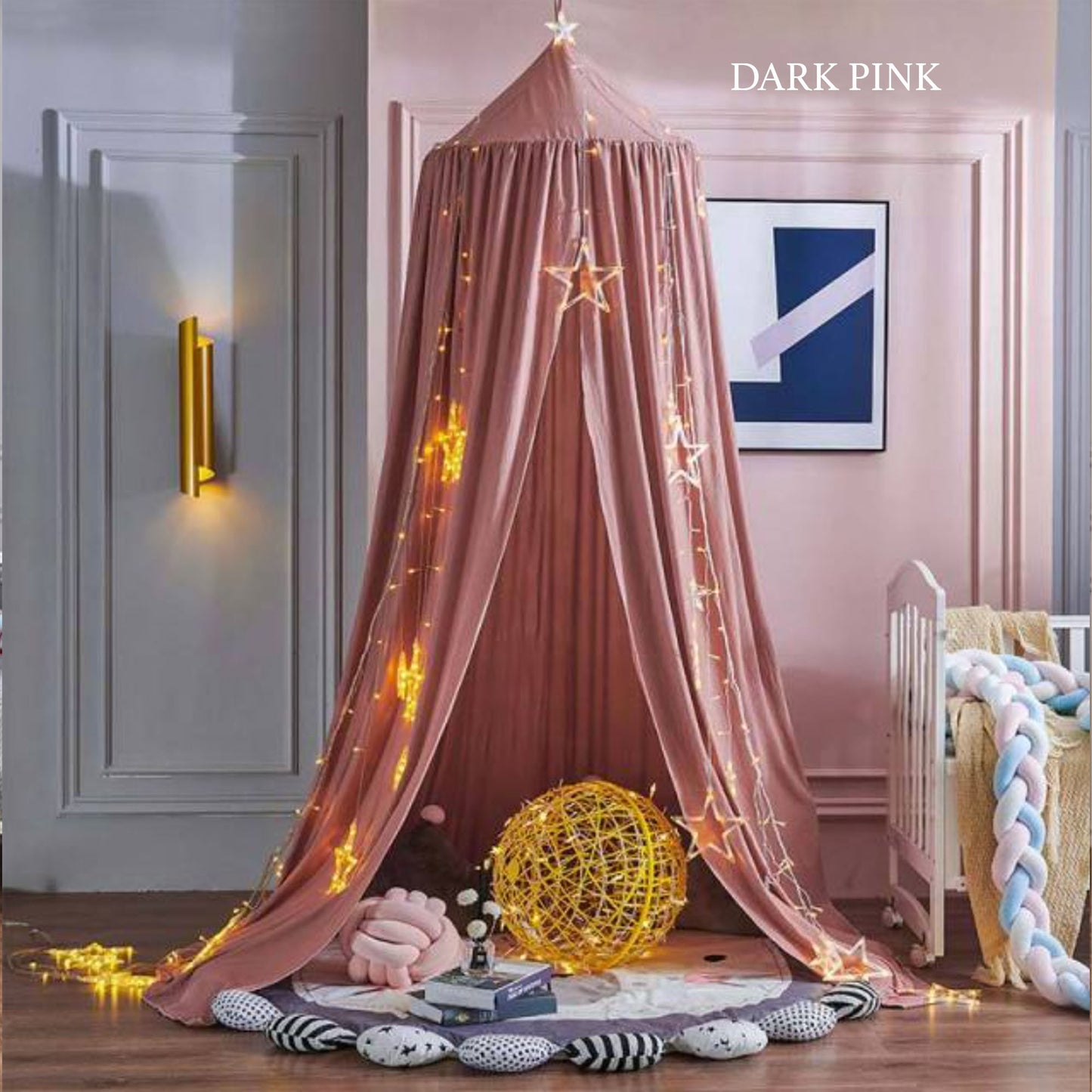 Pink Bed Canopy - 4 Colours - Jasmine and Jade Interiors