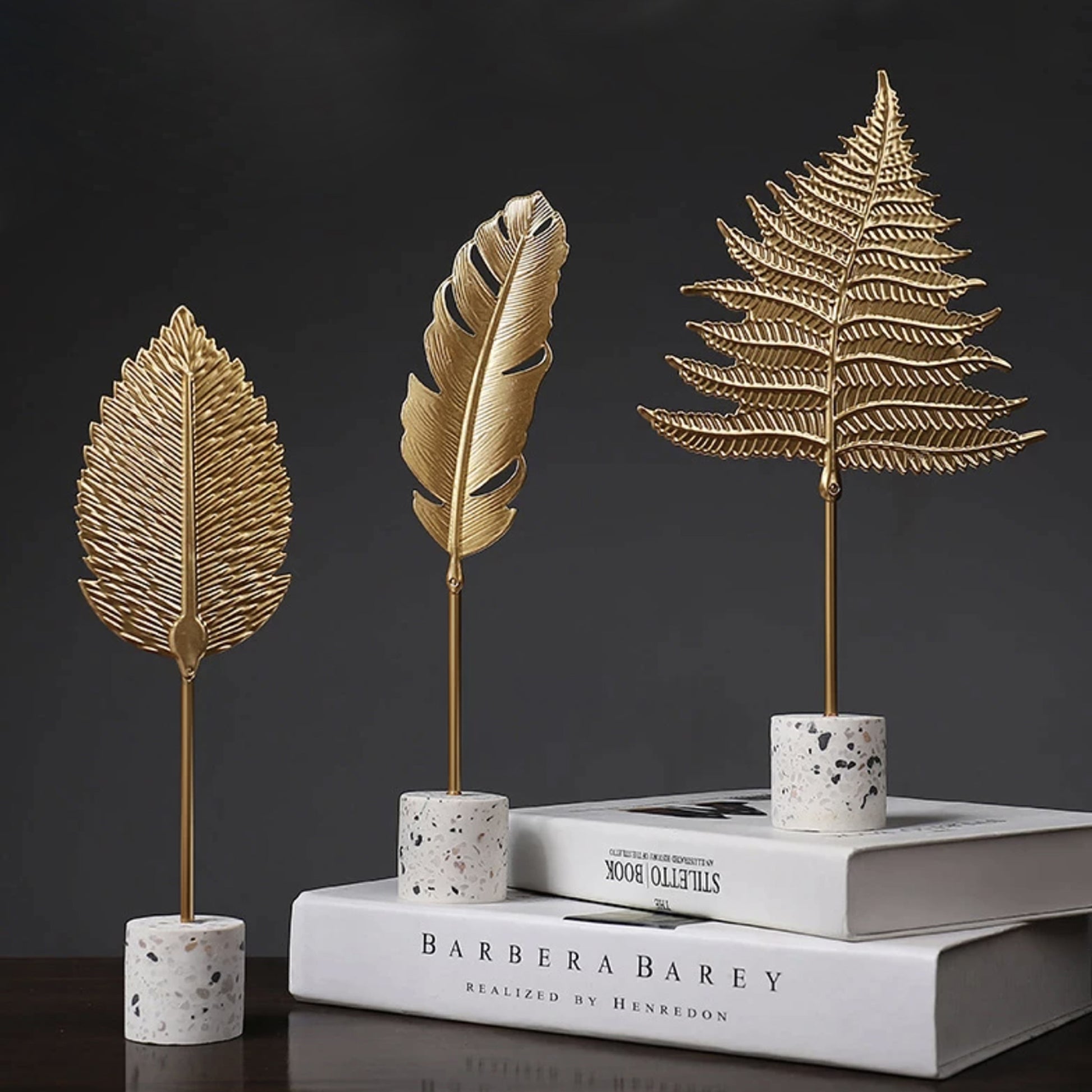 Gold Leaf Ornaments - Jasmine and Jade Interiors