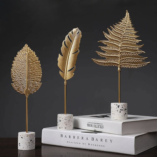 Gold Leaf Ornaments - Jasmine and Jade Interiors