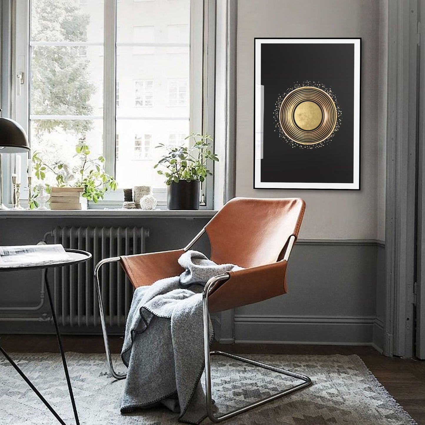 Gold Circle Art Print - Jasmine and Jade Interiors