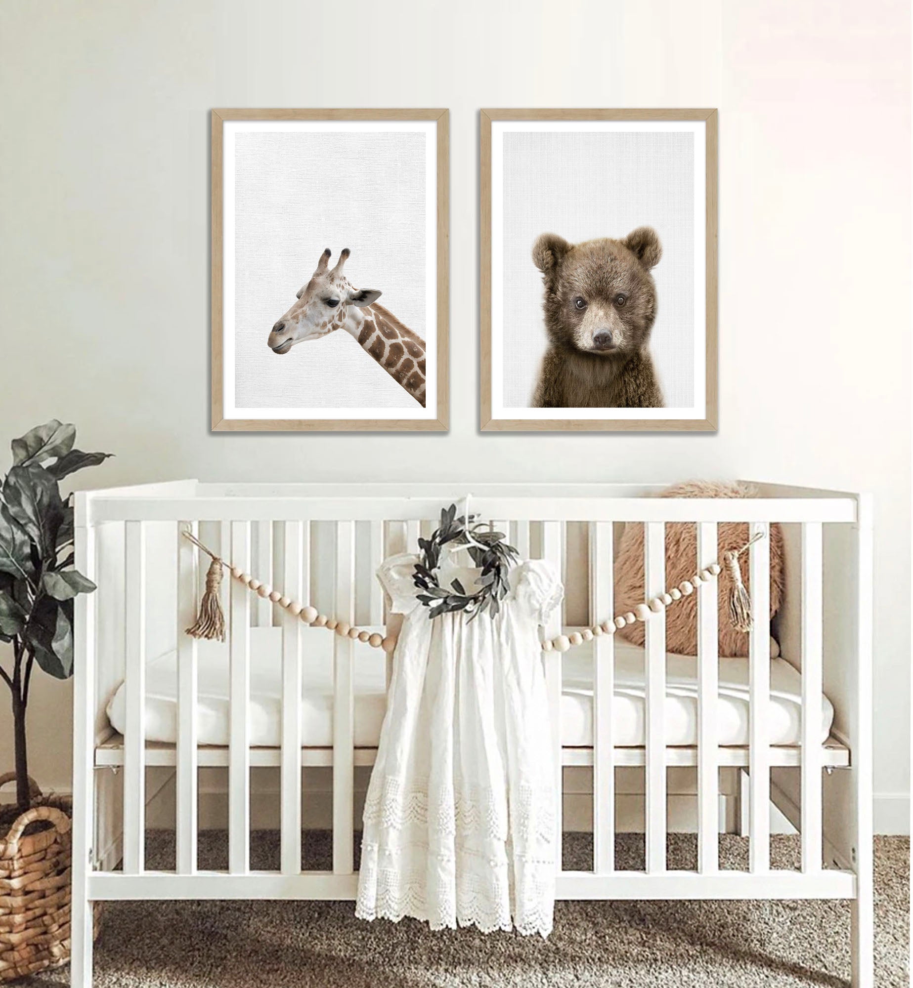 Baby Giraffe Art Print , kids poster