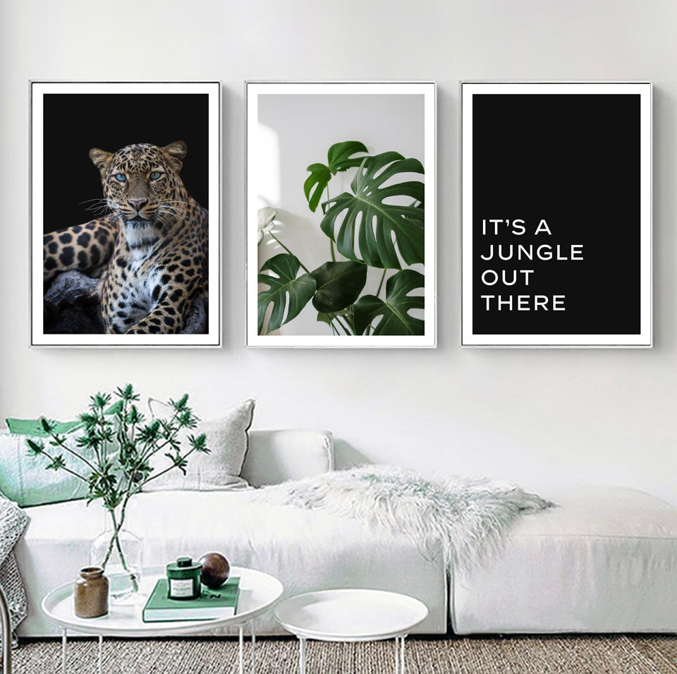 Wild Leopard Art Print - Jasmine and Jade Interiors
