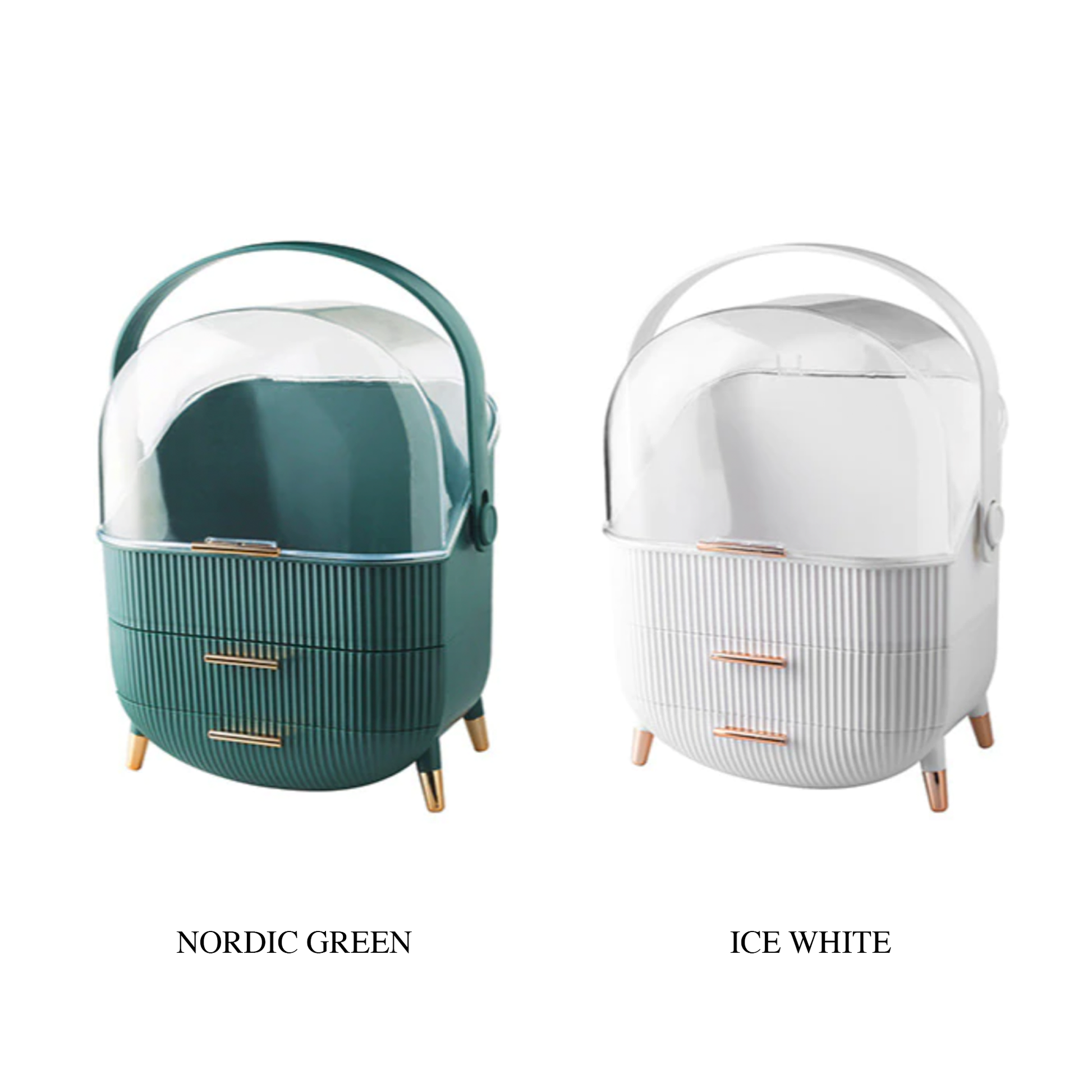 Nordic Portable Makeup/ Perfume Beauty Organiser - 2 Colours - Jasmine and Jade Interiors