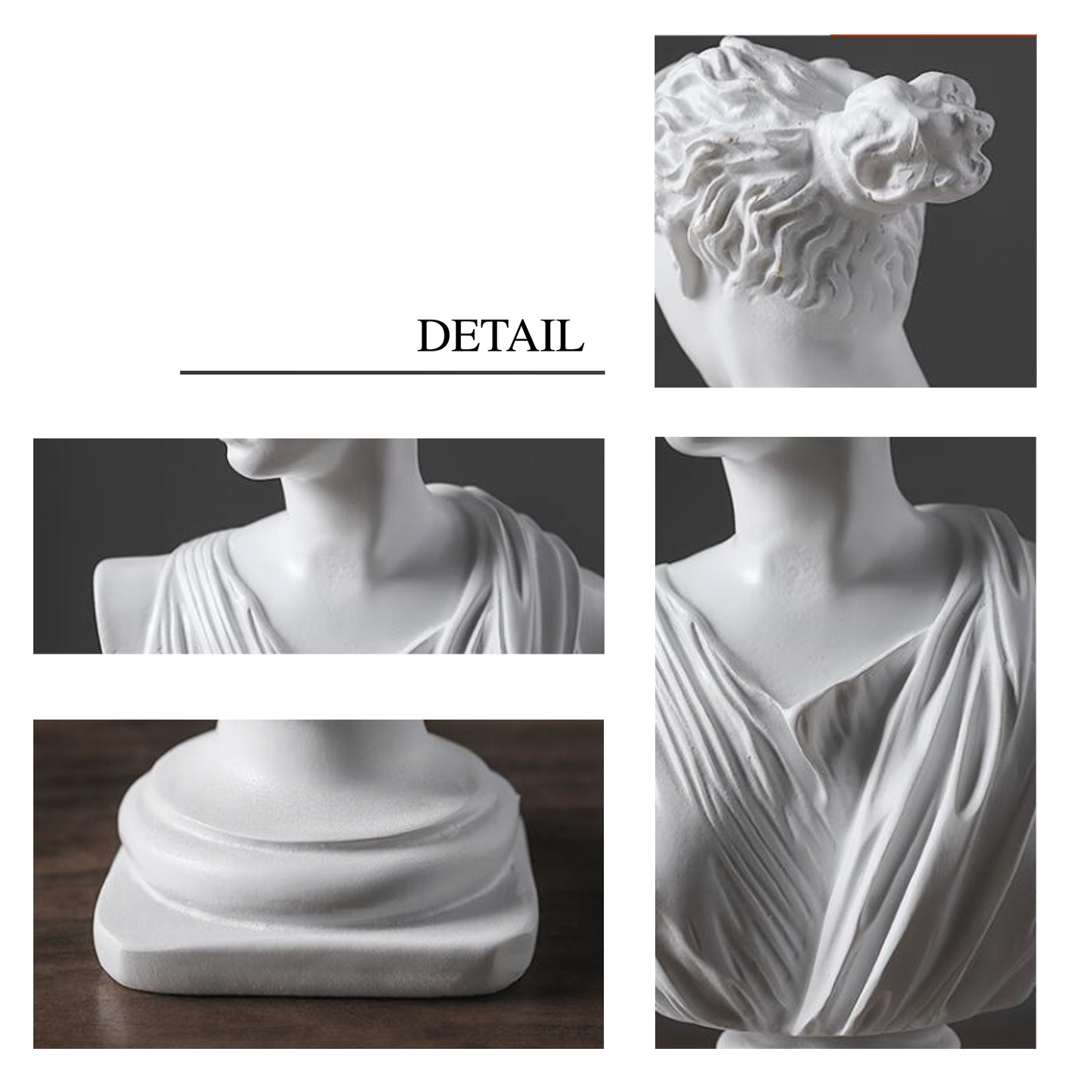 Greek Venus & David Statues - Jasmine and Jade Interiors